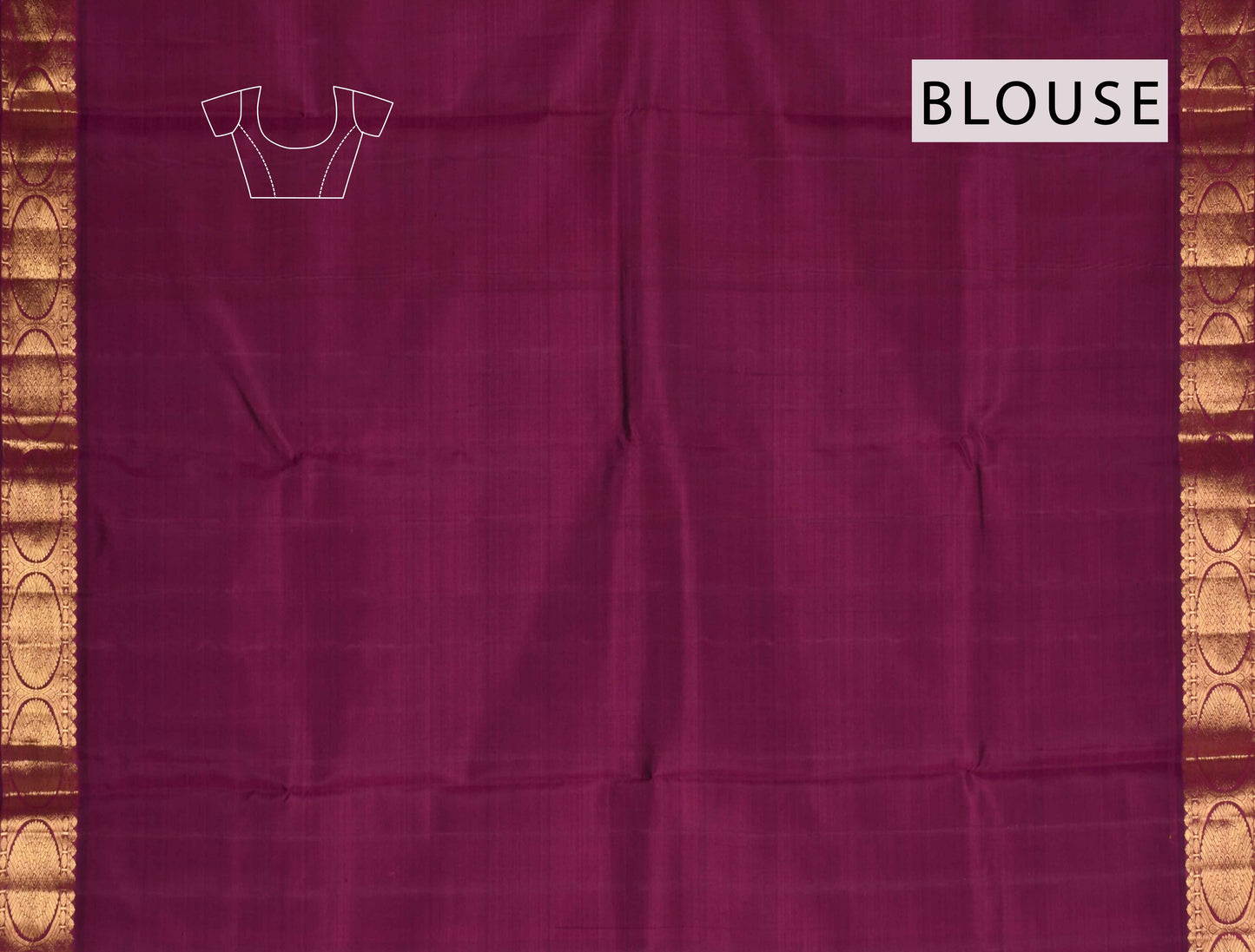 Orange Light Weight Pure Silk Contrast Blouse Saree