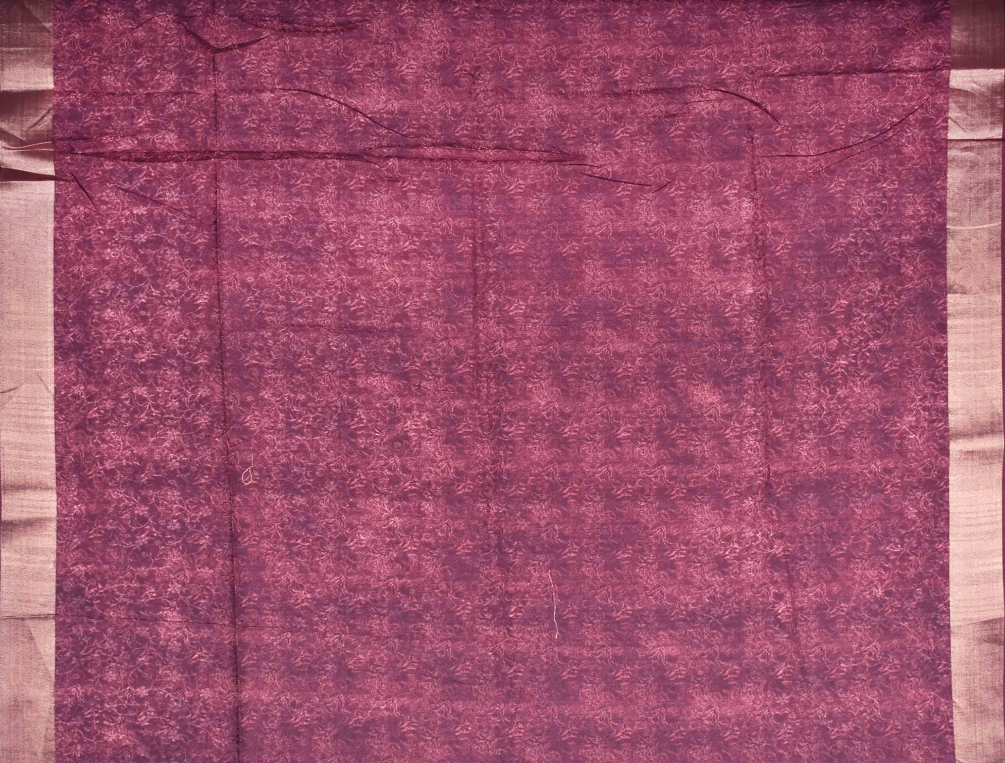 Green Digital Print Chanderi Saree