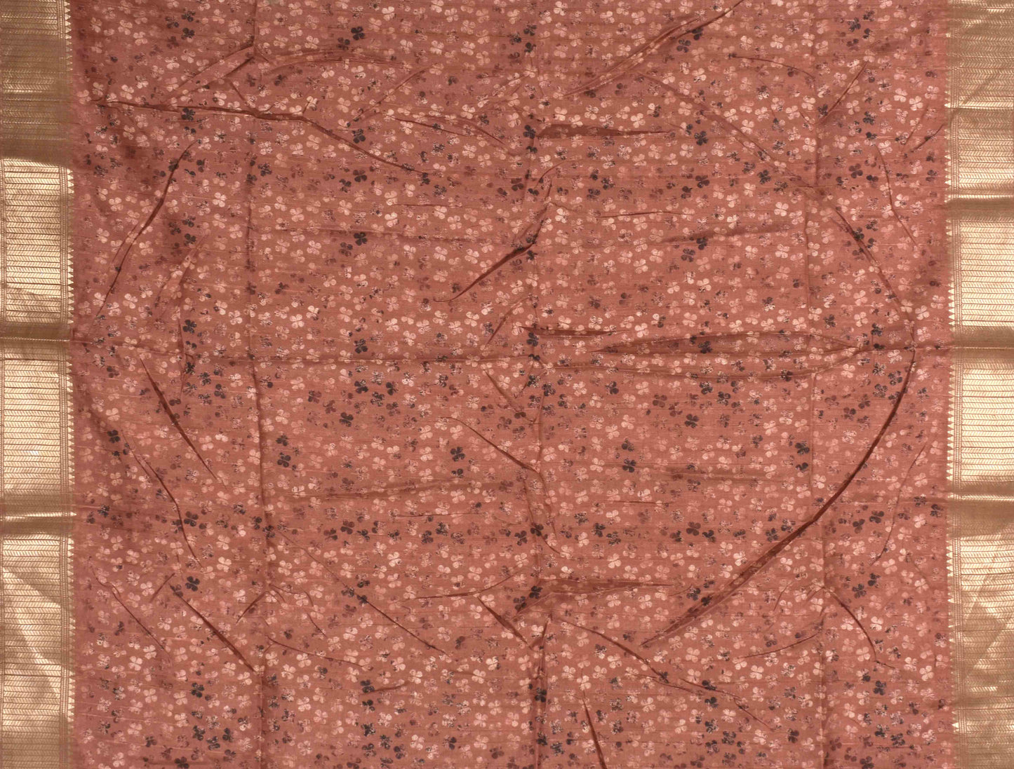 Light Brown Kotha Dobby Border Saree