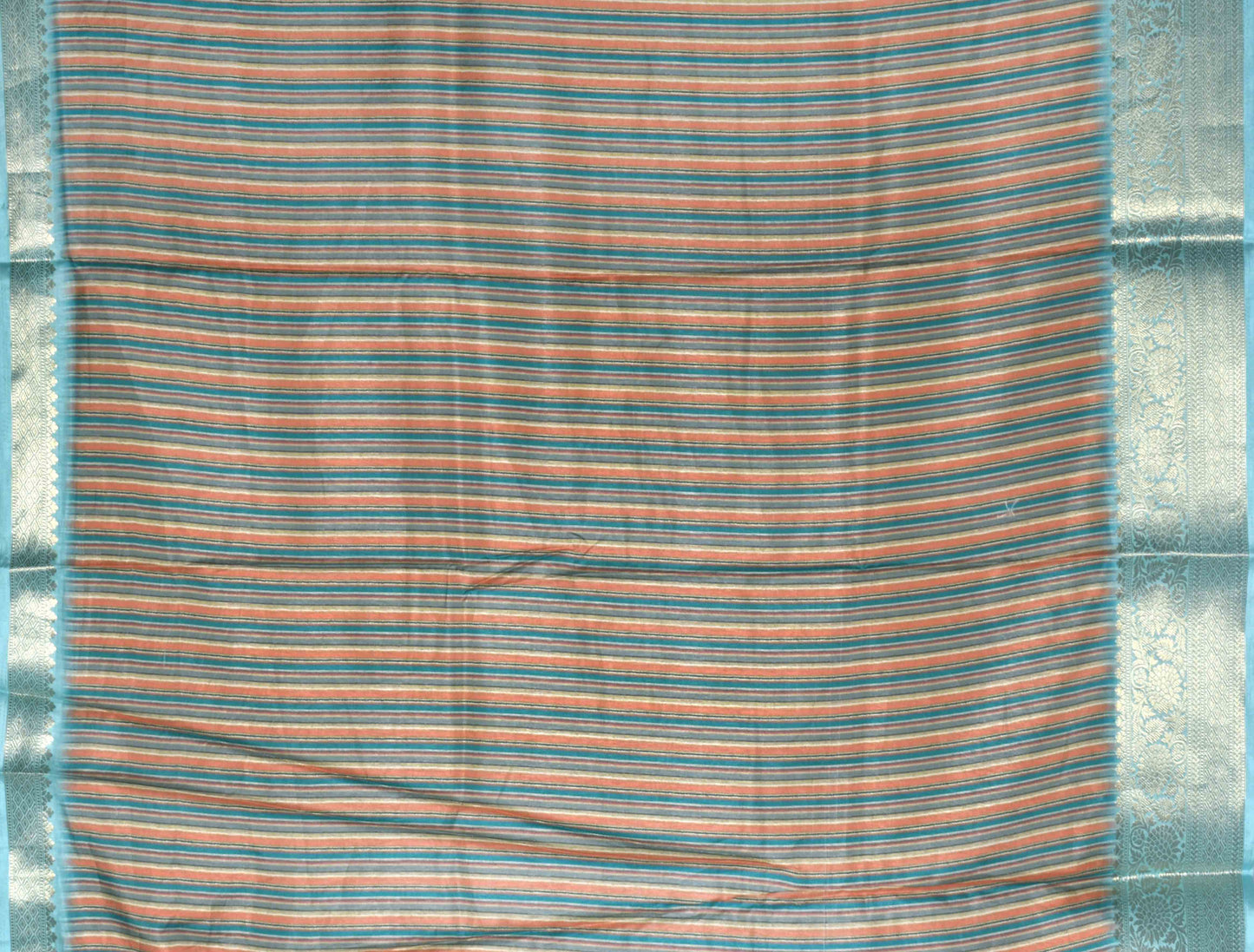 Light Blue Dola 5x2 Jacquard Saree