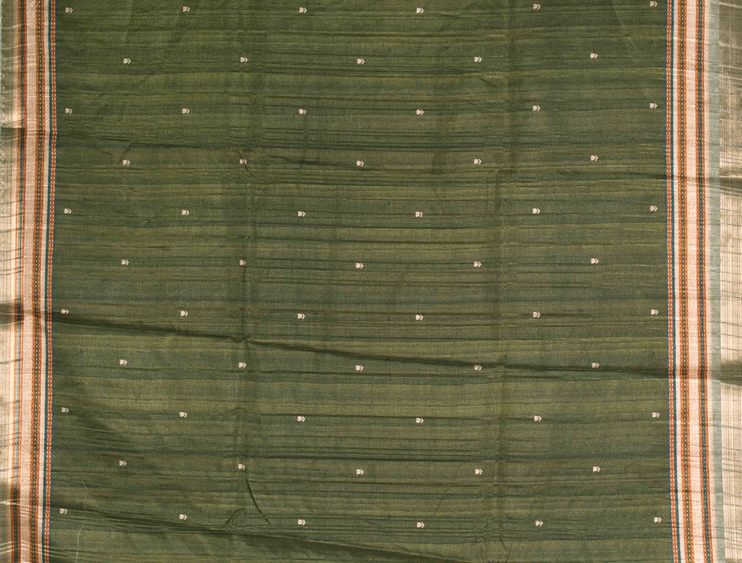Green Ikkat Handloom Inspired Kotha Saree
