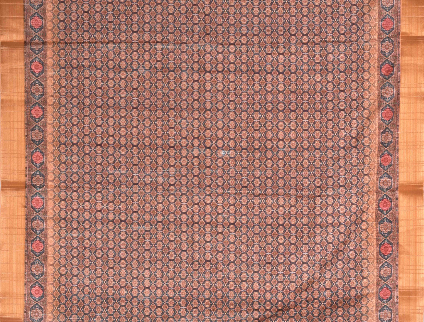 Orange Handloom Inspired Kotha Saree