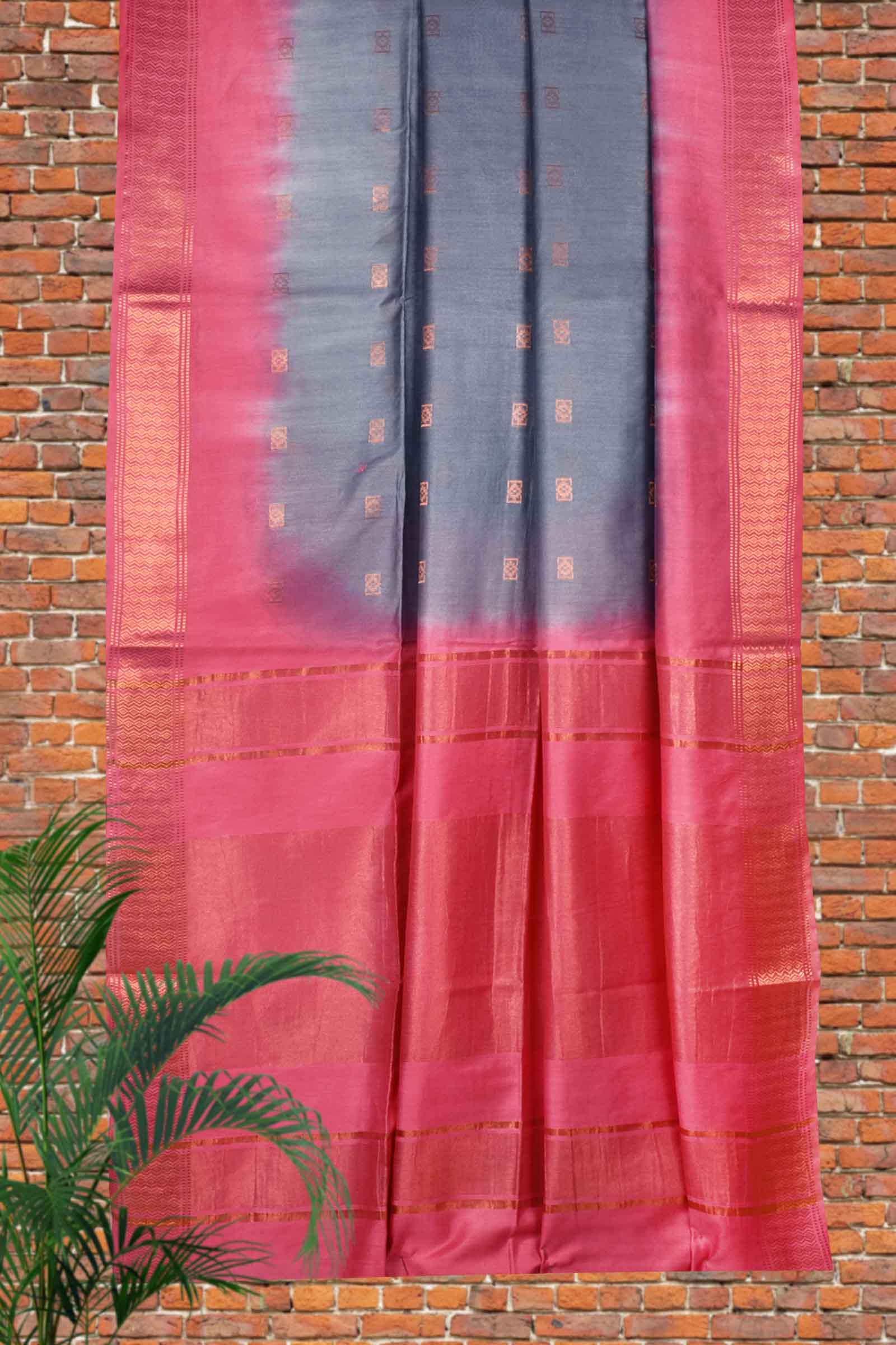 Revelry Triangle Dobby Saree