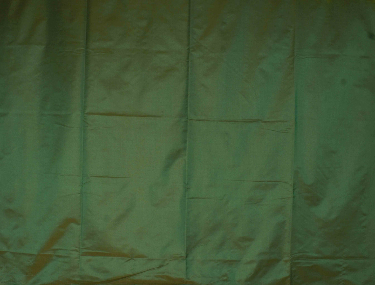 Green Without Border Double Jari Butta Rich Pallu Semi Soft Silk Saree