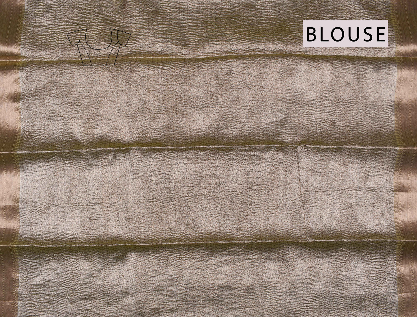 Green Multi Jari Floral Tissue Saree