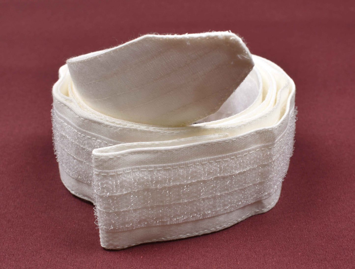 White Cream Velcro Belt For Men's Dothi 28-44