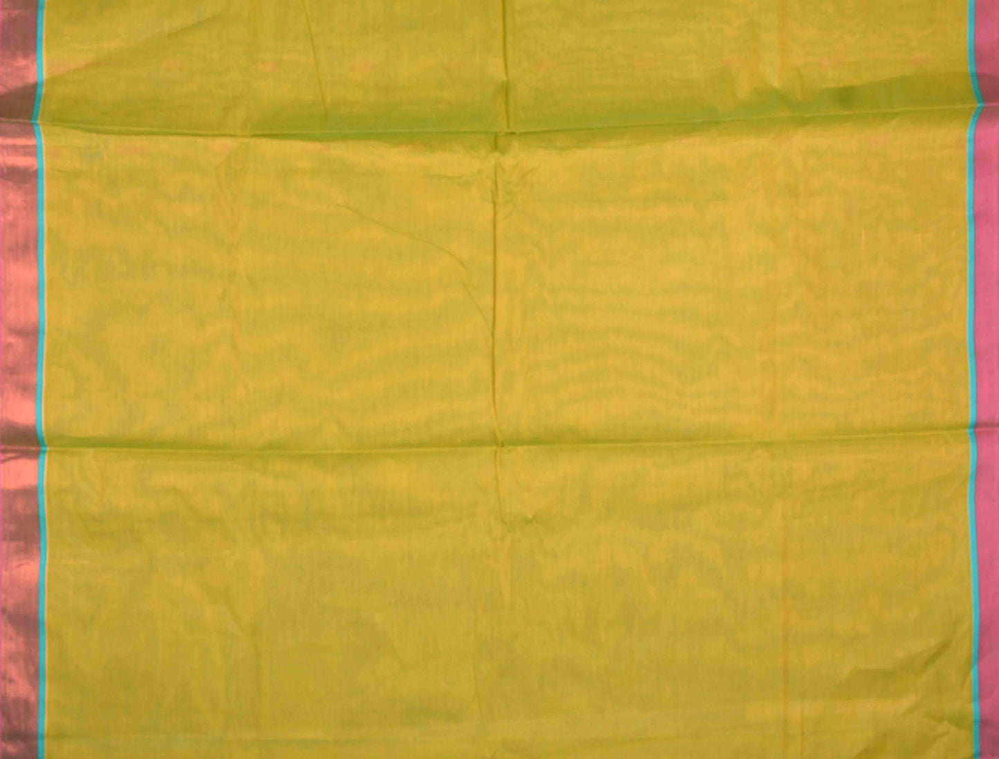 Green Pure South Cotton Body Checks Rich Pallu Saree