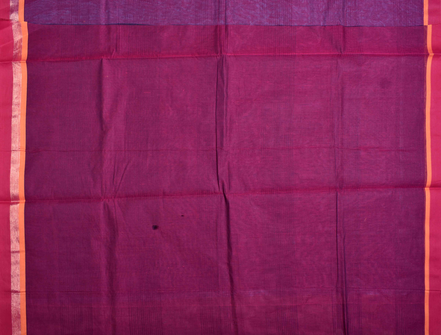 Maroon Pure South Cotton Body Lines Rich Pallu Saree