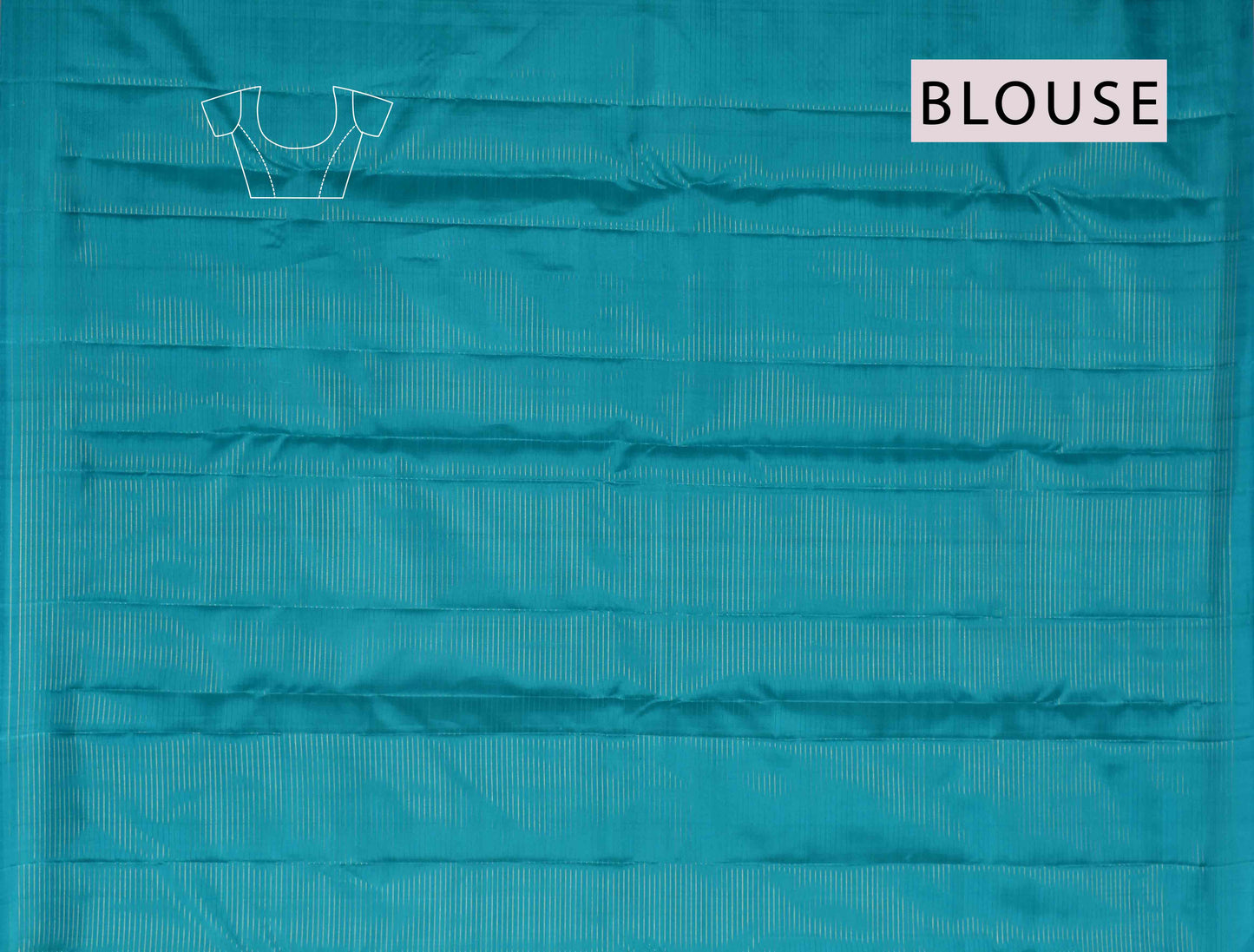 Orange Light Weight Pure Silk Borderless Checkered Vairaoosi Body Saree