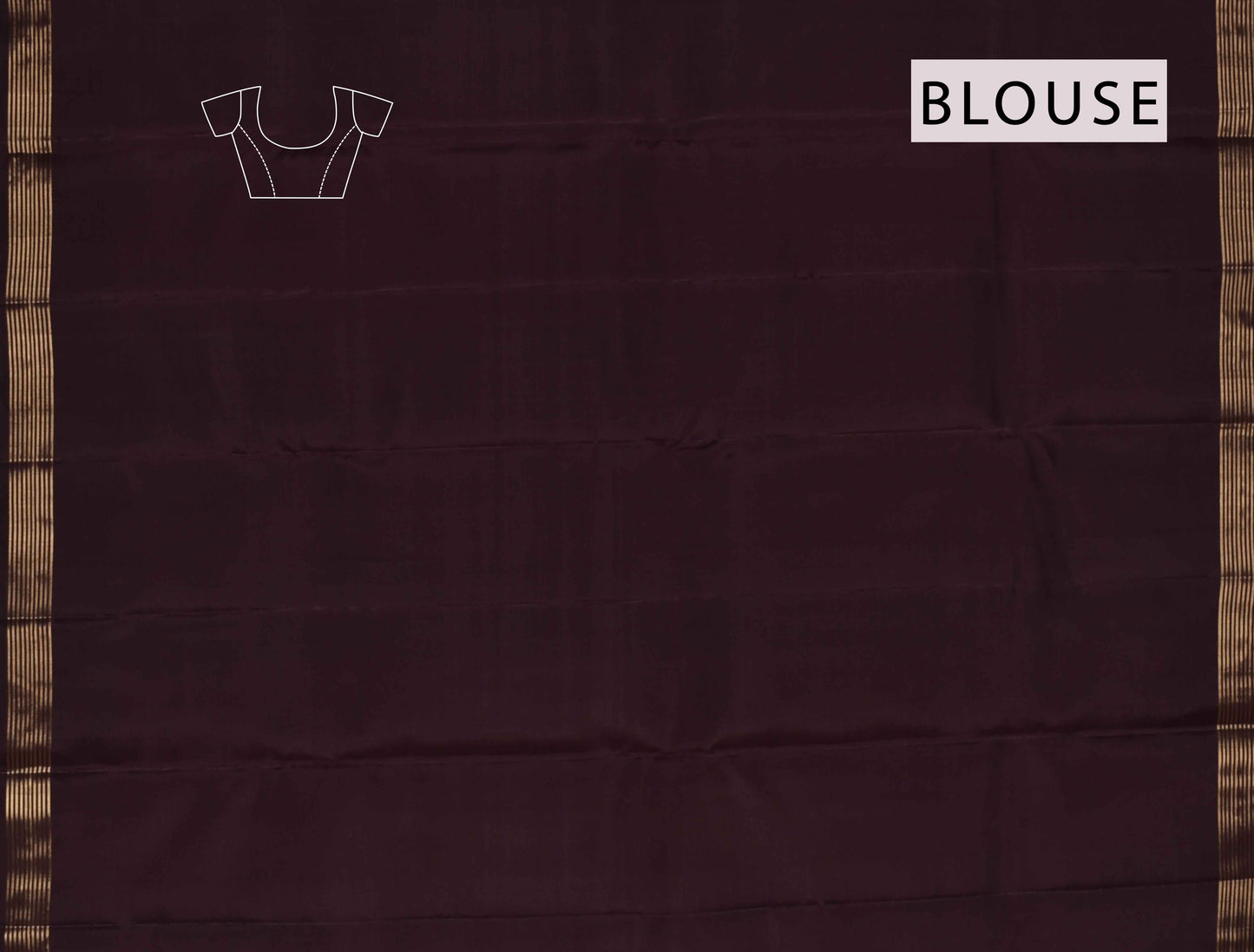 Brown Light Weight Pure Silk All Over Peacock Butta Saree