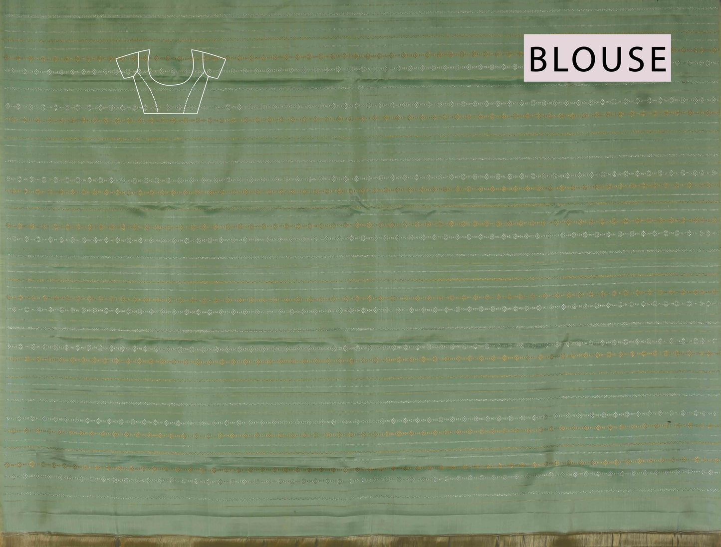 Violet Light Weight Pure Silk Multi Zari Butta Borderless Saree