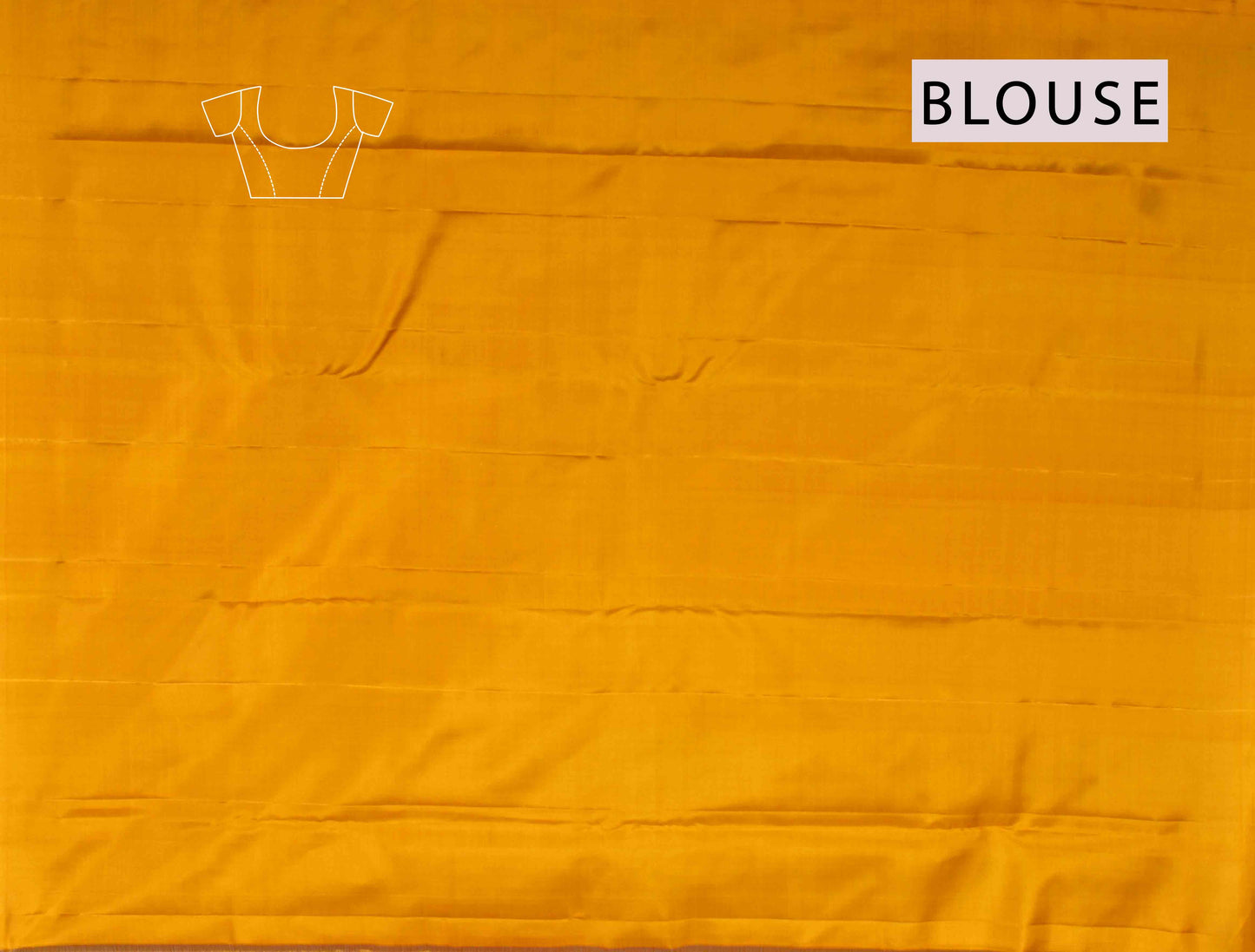 Yellow Light Weight Pure Silk Big Butta Borderless Saree