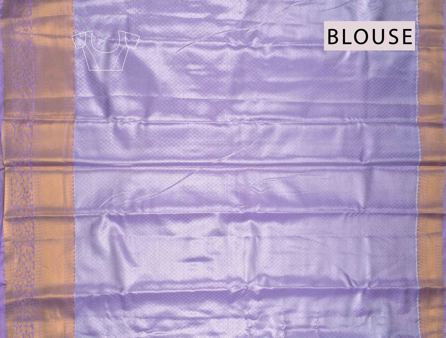 Pastel pink Semi Silk Tissue Fancy Floral Design Contrast Purple Pallu Saree