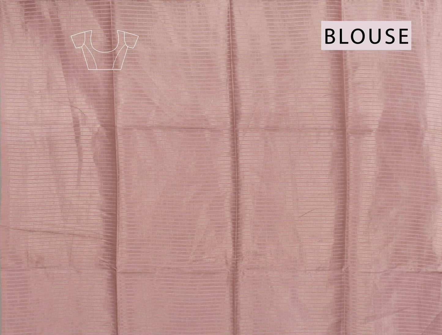 Light Sandal Semi Tussar Fancy Zari Dots Butta Floral Pallu Saree