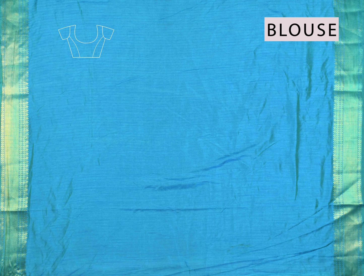 Green Mumbai Soft Cotton Royal Charriot Zari Border Saree