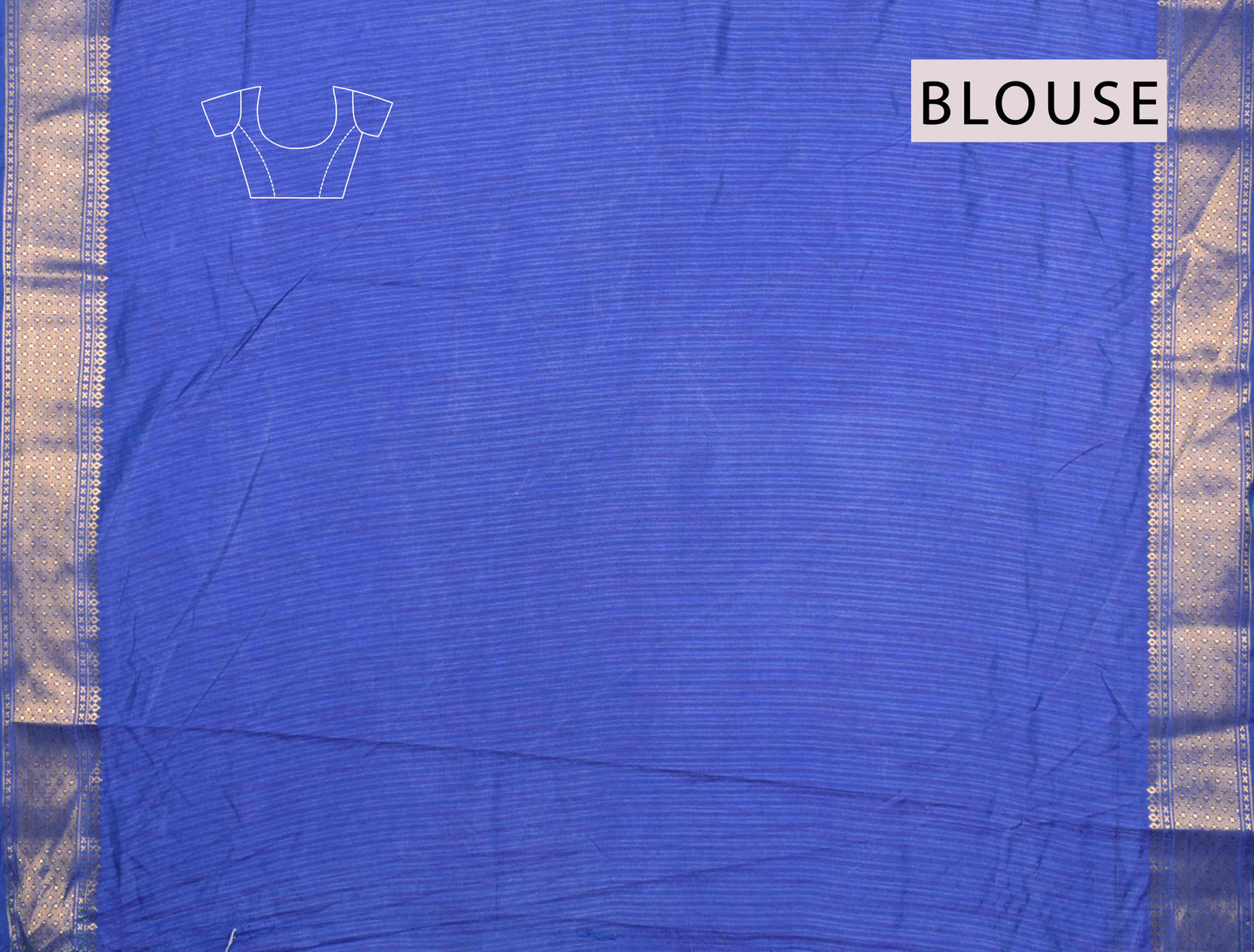 Dark Grey Sana Silk Floral Hearts Printed Blue Zari Border Saree