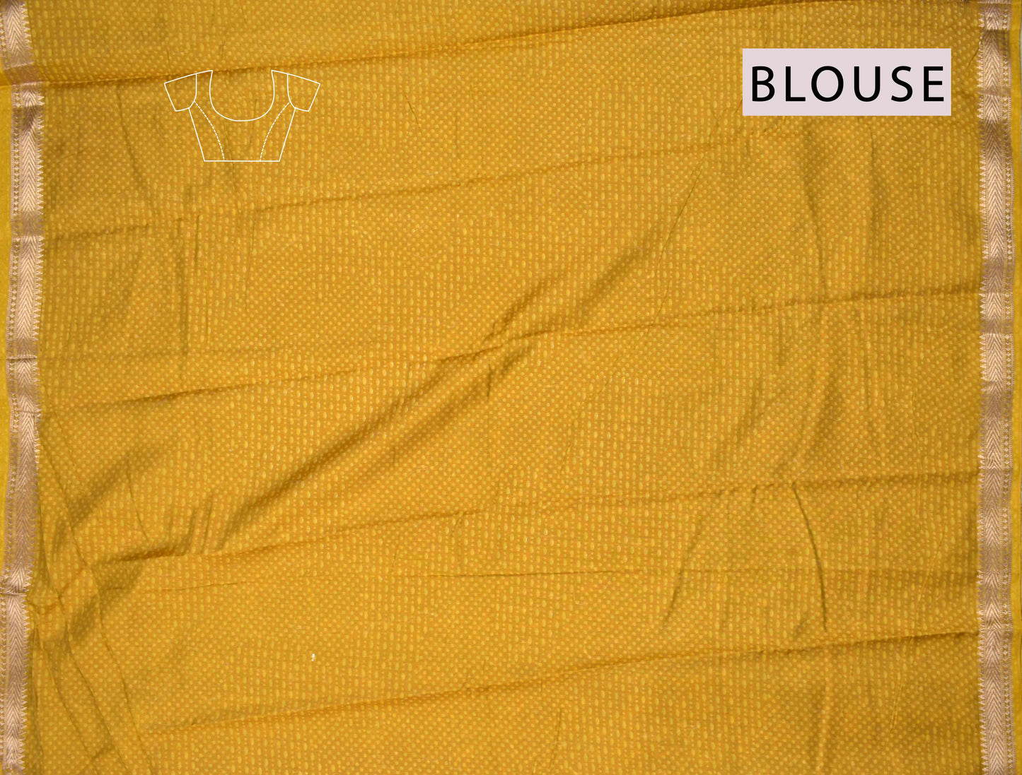 Mustard Yellow Mumbai Soft Cotton Floral Printed Zari Border Saree
