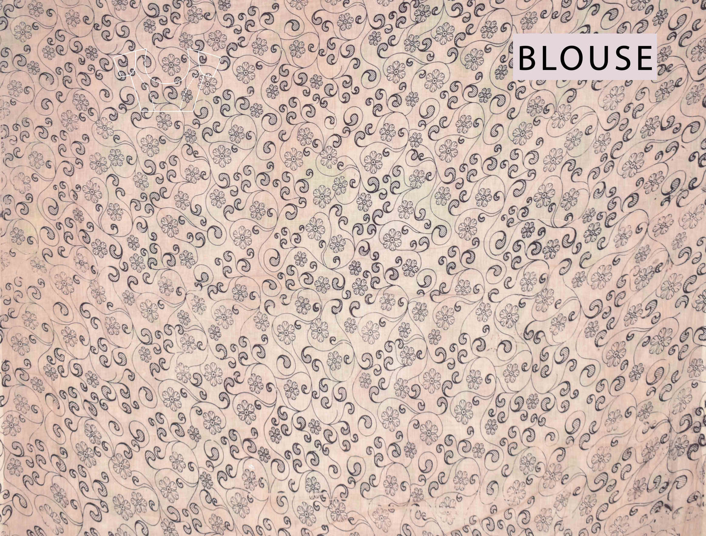 Red Kalamkari Pure Cotton Floral Vines Peacock Pallu Saree