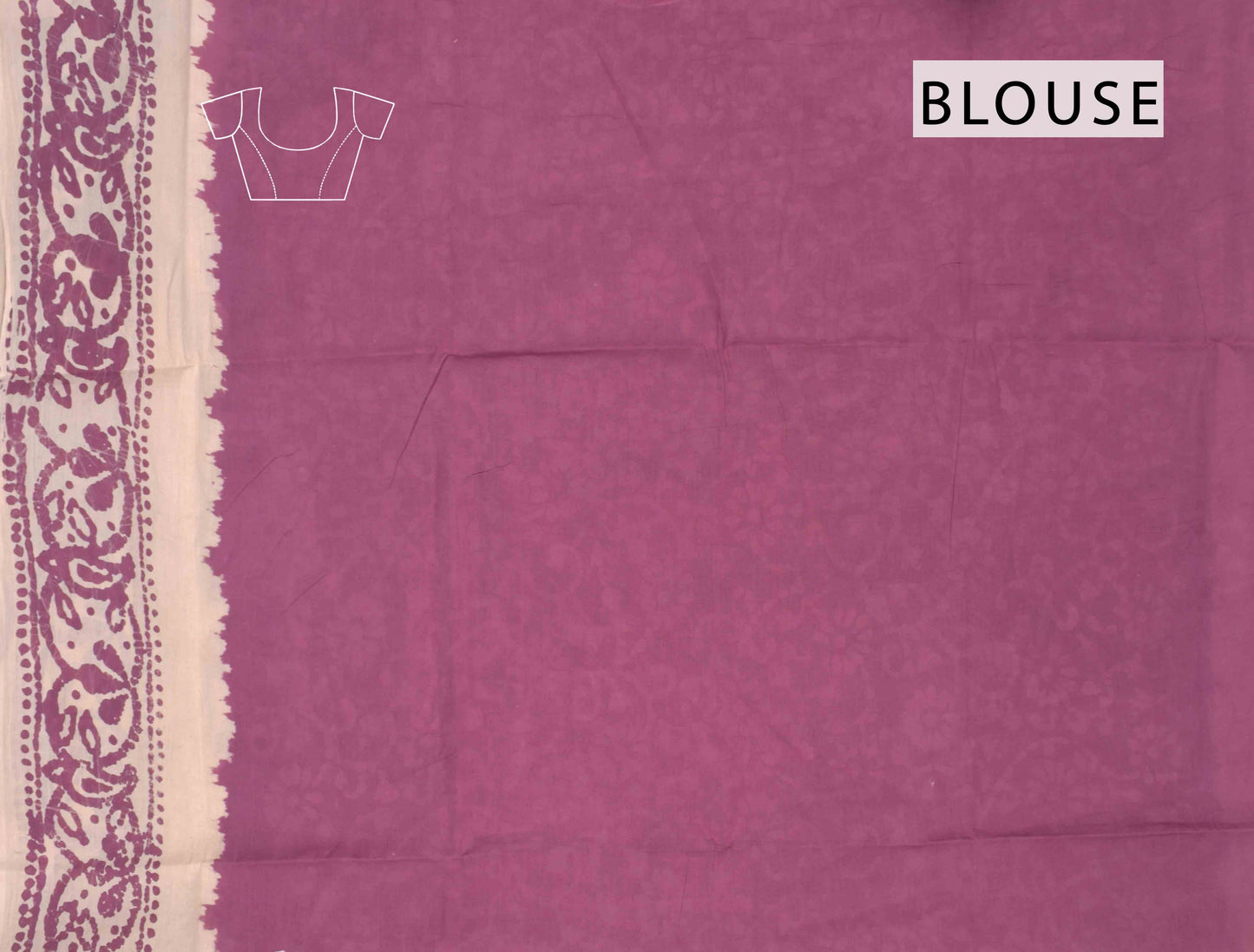 Mauve taupe Pure Sungudi Cotton Contrast Pallu Saree