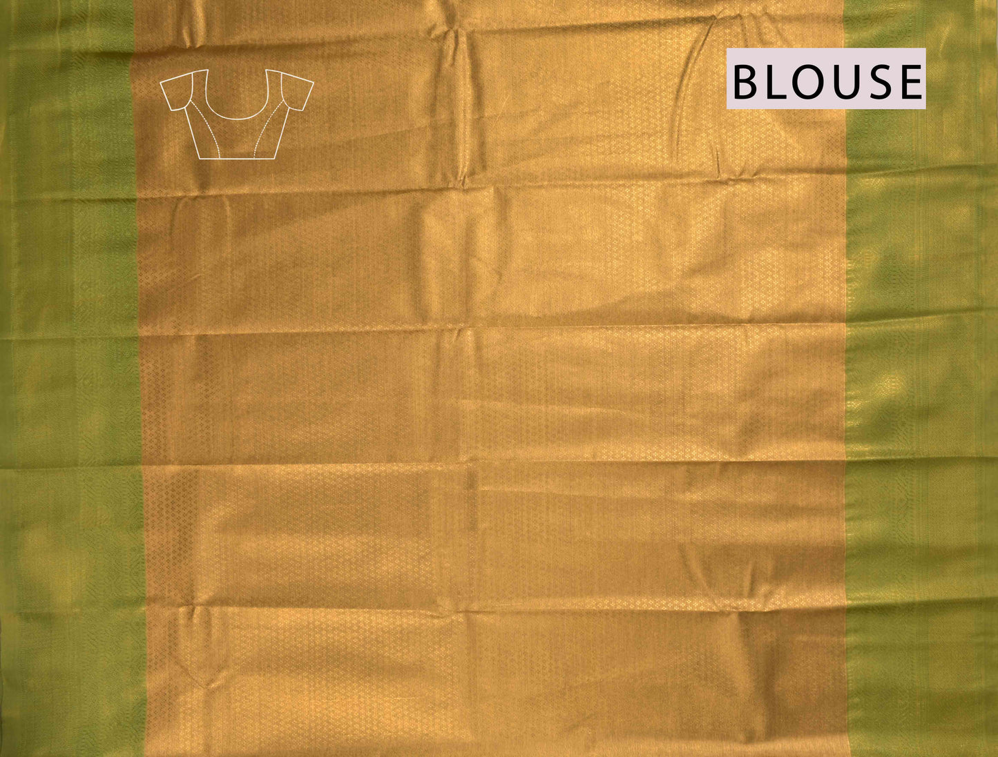 Golden Yellow Semi Tissue Silk Fancy Zari Border Pallu Saree