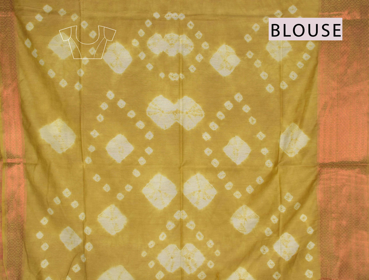 Light Green Bengal Cotton Batik Style Marble Print Saree