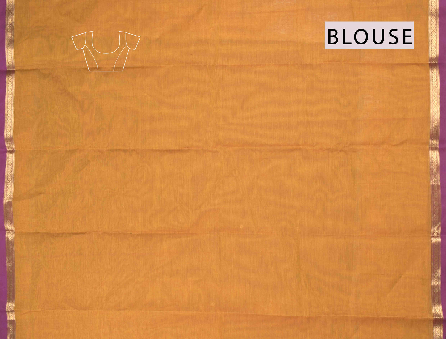 Brown Kanjivaram Pure Cotton Butta Zari Border Deer Butta Grand Zari Pallu Saree