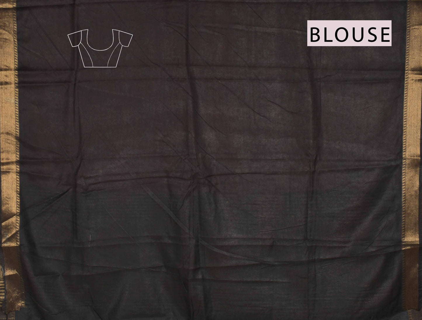 Maroon Bengal Cotton Rhythms of Sea Zari Pallu Saree