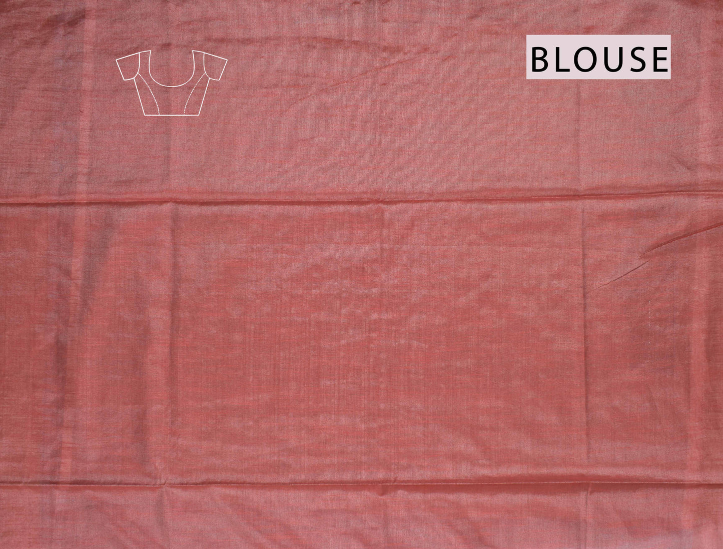 Sandal Semi Linen Dots and Darts Tissue Style Saree