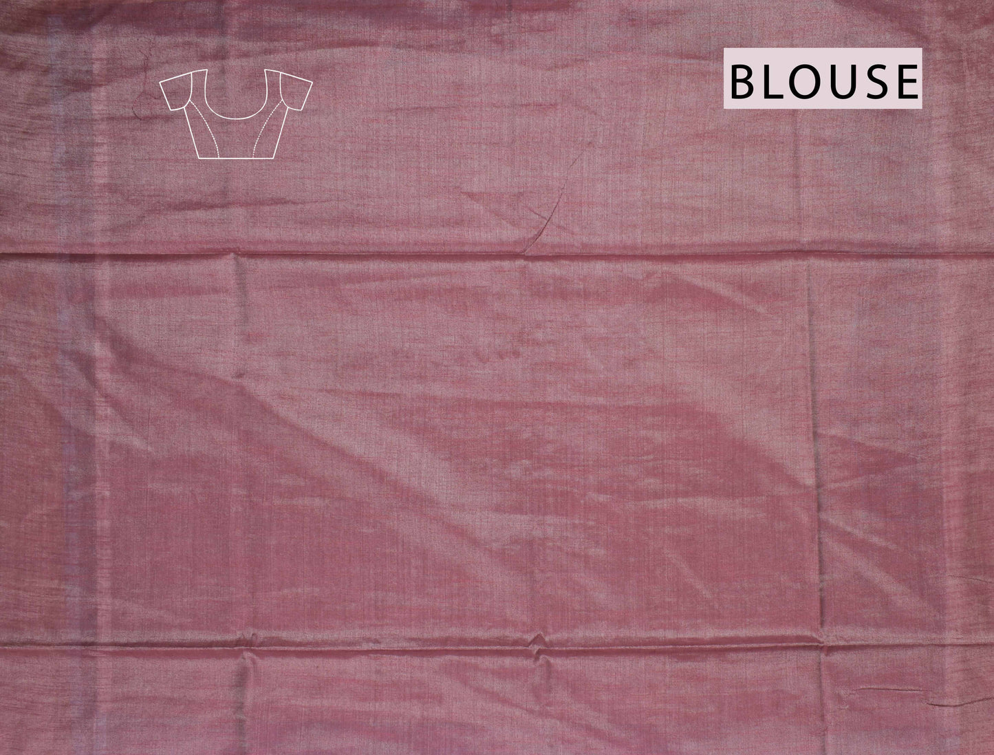 Light Red Semi Linen Dots and Darts Tissue Style Saree