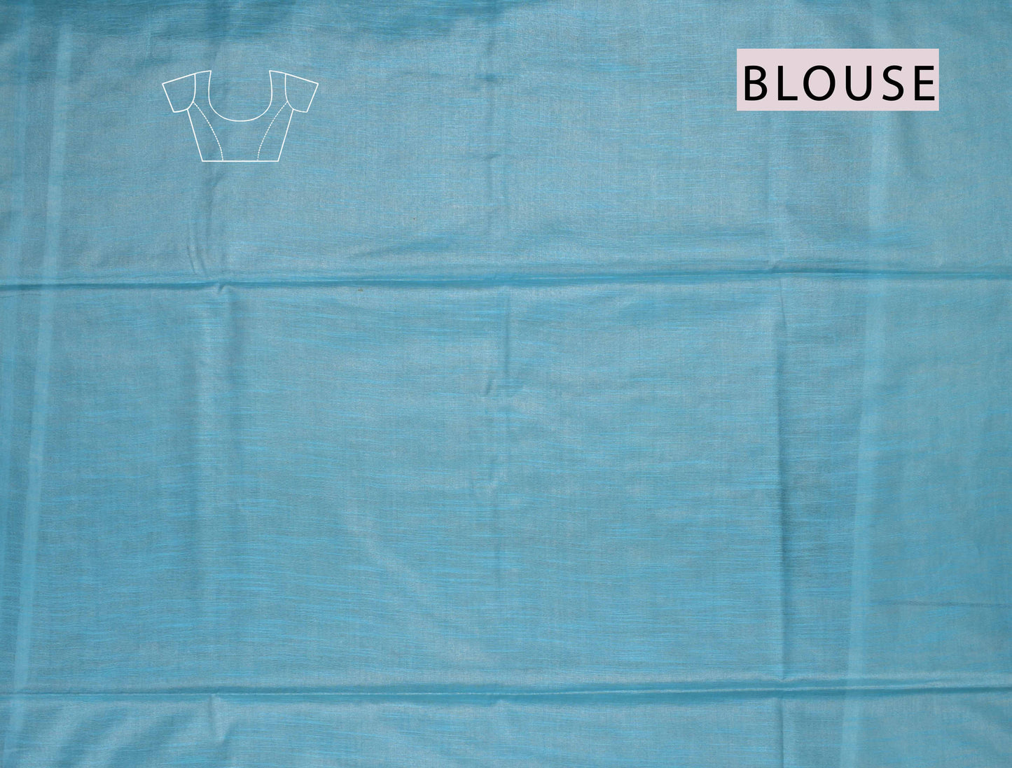 Green Semi Linen Dots and Darts Tissue Style Saree