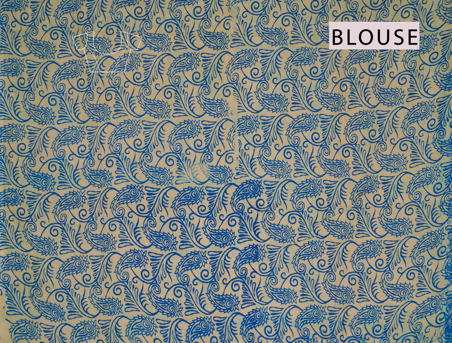 Off White Kalamkari Pure Cotton Peacock Chakra Saree