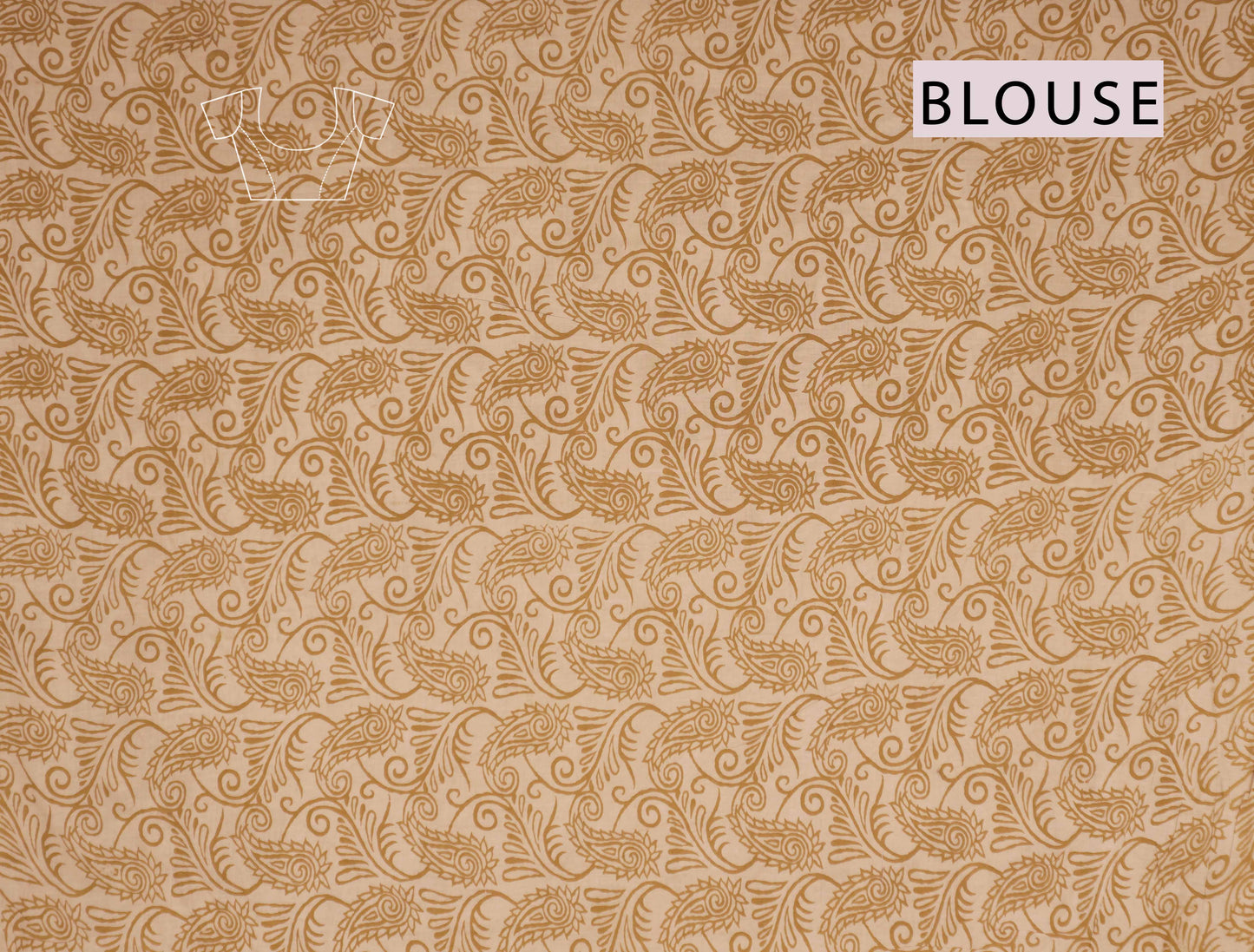 Dark Mustard Yellow Kalamkari Pure Cotton Elephant Print Peacock Pallu Saree