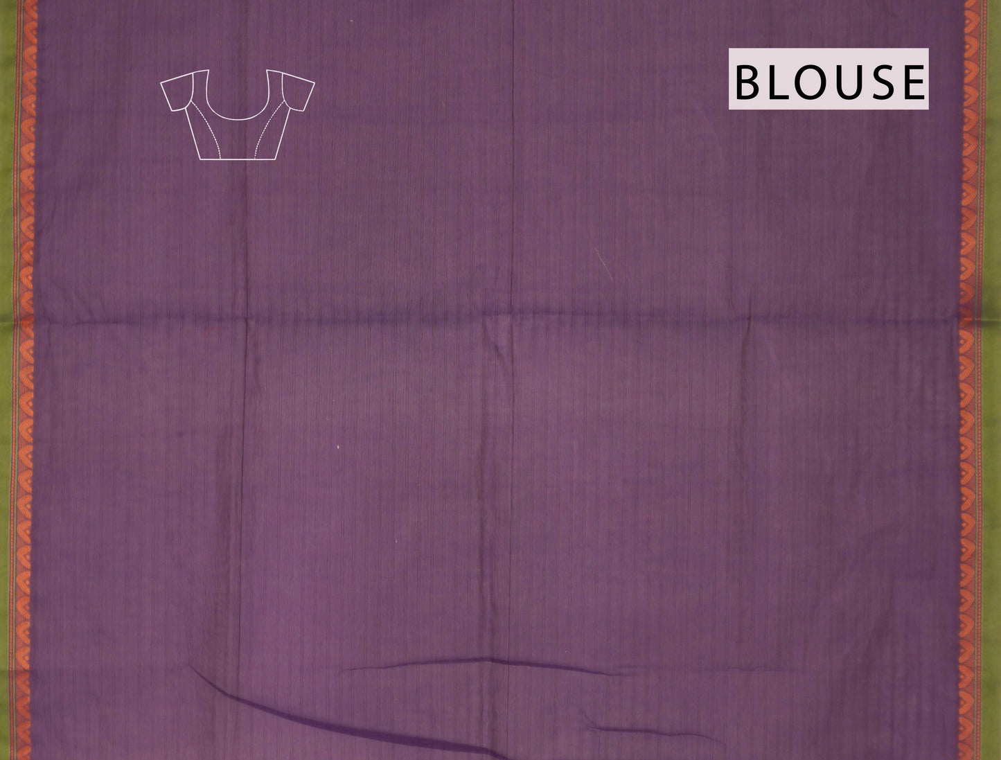 Blue Pure South Cotton Tulip Butta Floral vase Pallu Saree