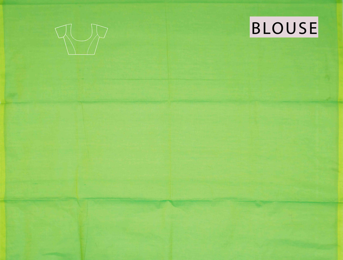 Green Pure South Cotton Floral Bouquet Saree