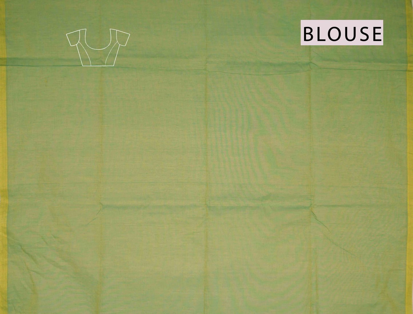 Green Pure South Cotton Foliage Butta Saree