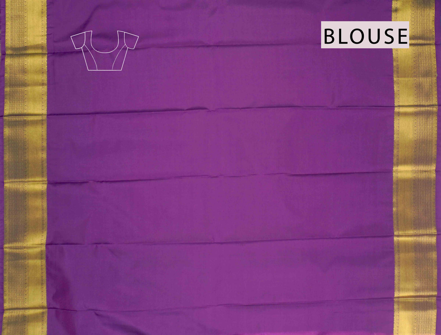 Purple Semi Soft Silk Small Butta Palanquin Zari Border Semi Soft Silk Saree