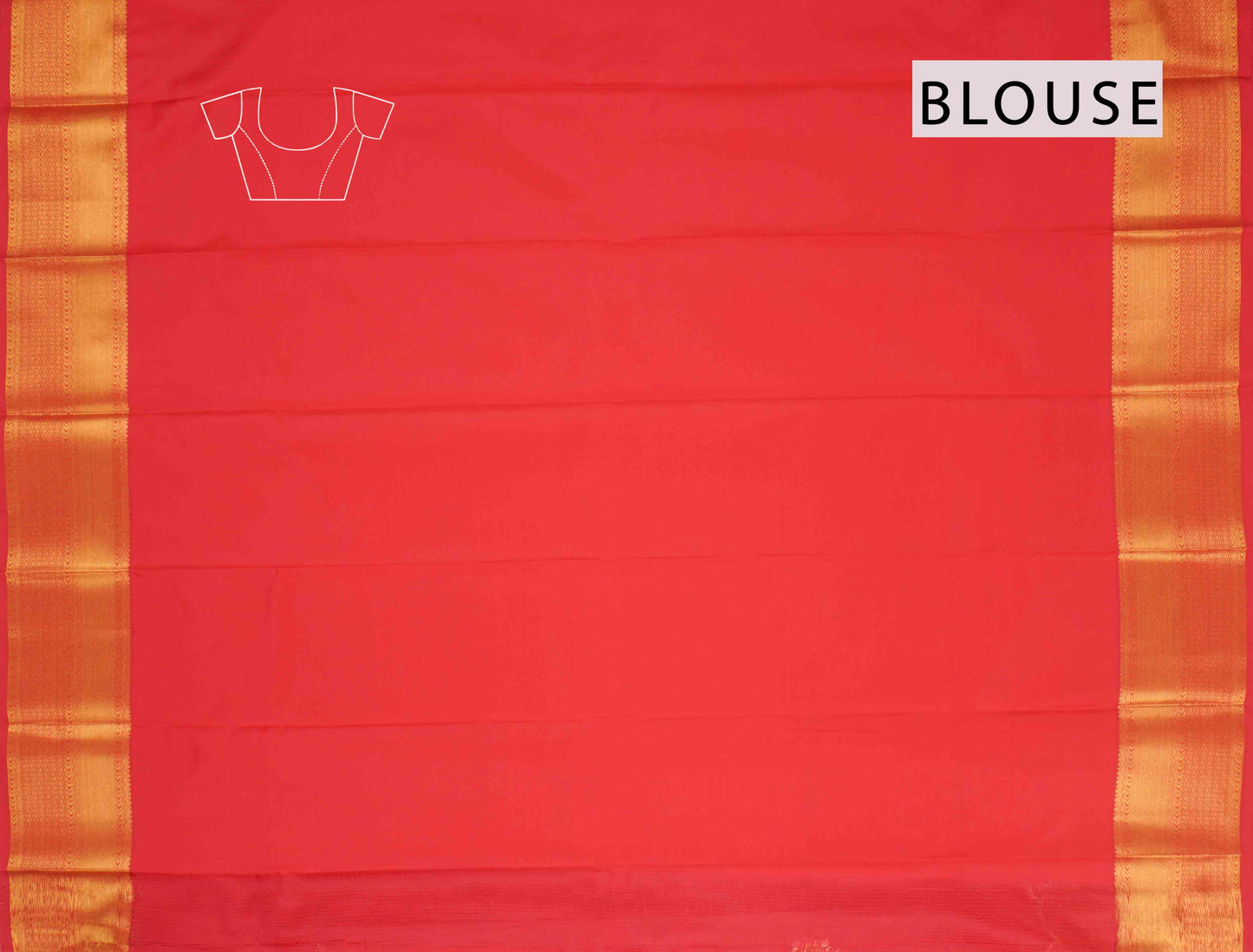 Red Colour Semi Soft Silk Small Butta Pallaku Zari Border Saree