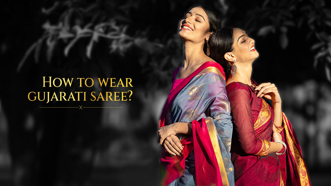 how-to-wear-gujarati-saree