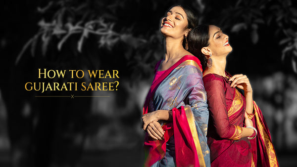 how-to-wear-gujarati-saree