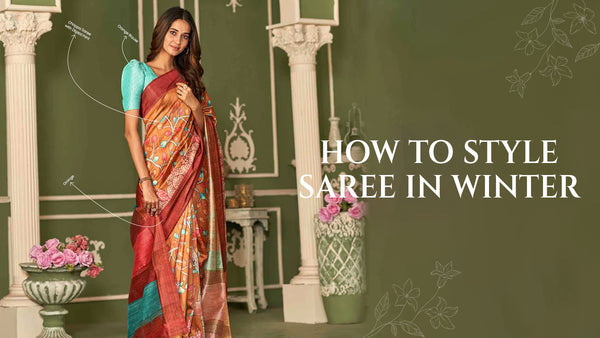 how-to-style-saree-in-winter