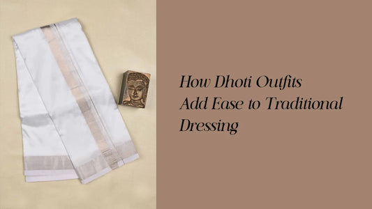 Stylish Dhoti Outfits for Easy and Elegant Traditional Wear | Naachiyars
