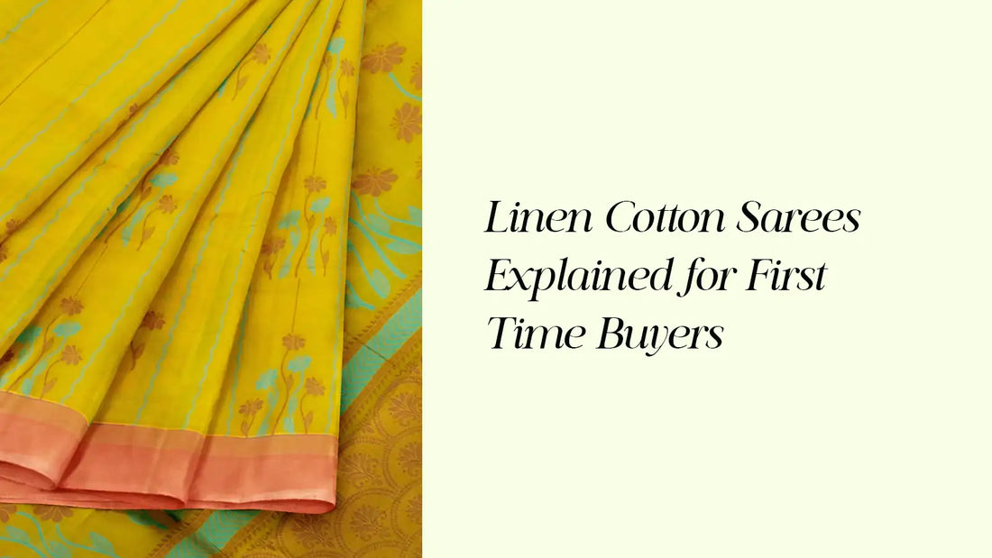 Linen Cotton Sarees Explained for First Time Buyers | Naachiyars