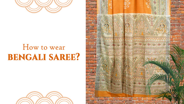 How to wear bengali saree?