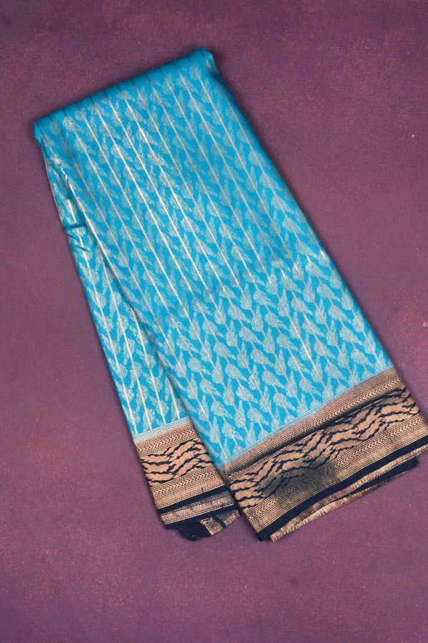 Blue Lines Banaras Softy Saree