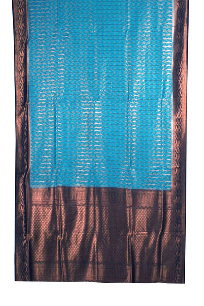 Blue Lines Banaras Softy Saree