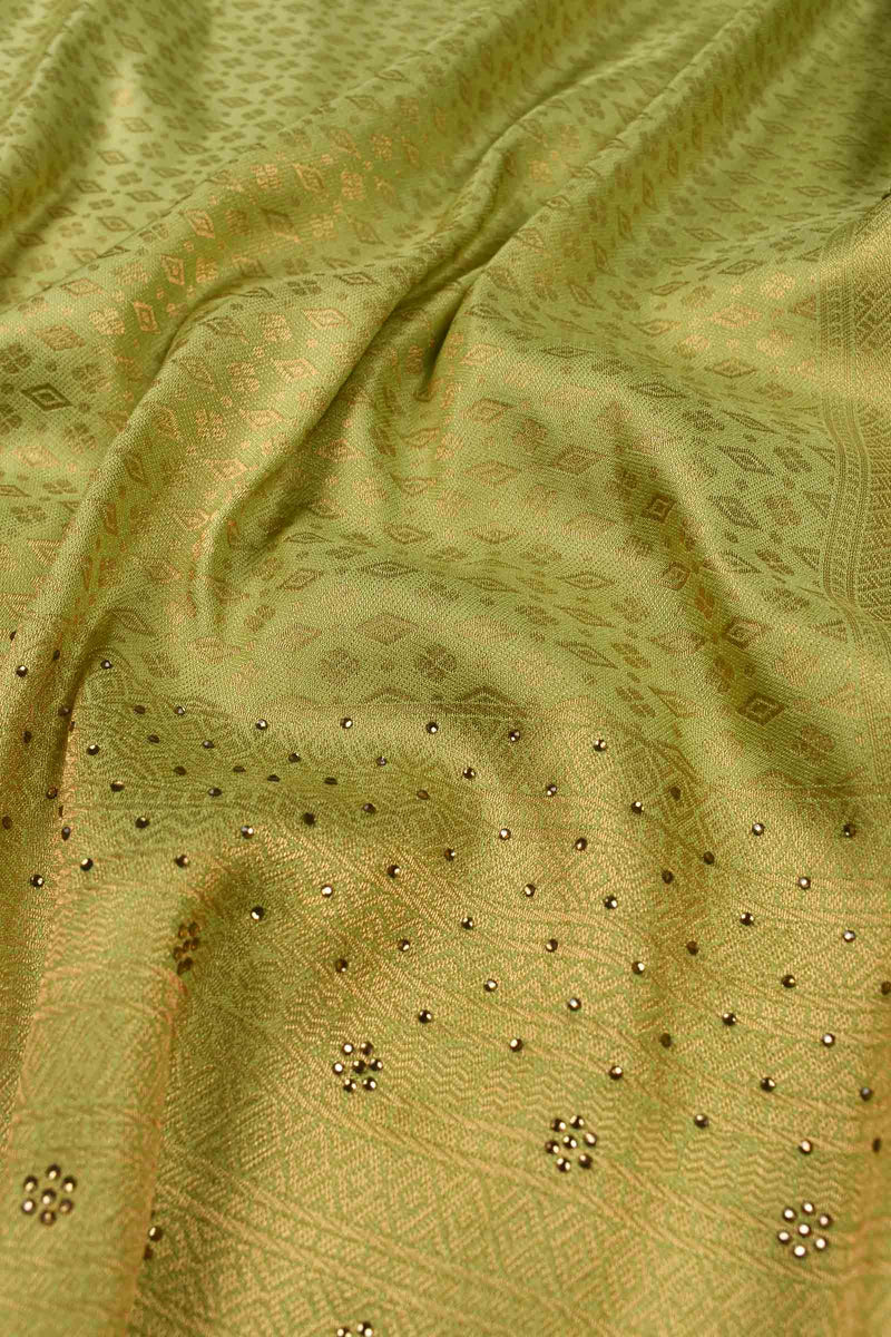 Green Banaras Softy Saree