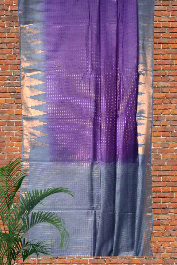 Violet Banswara Cotton Saree