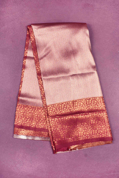 Brown Banaras Softy Saree