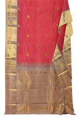 Pink Light Weight Arani Pure Silk All Over Leaf Butta Saree