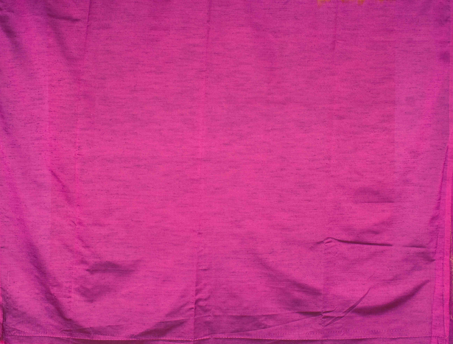 Brown Pink Dupion Slub Small Butta Fancy Border Semi Soft Silk Saree